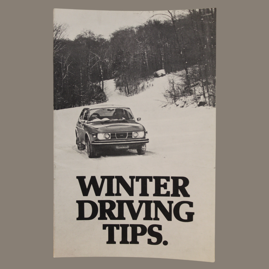Vintage Saab 99 Winter Driving Tips Booklet