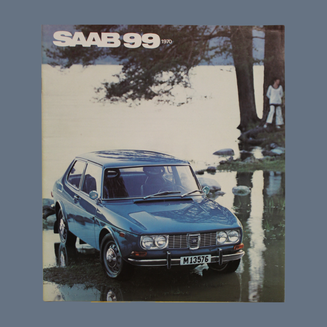 1970 Saab 99 Dealer Sales Brochure – Vintage Promotional Booklet