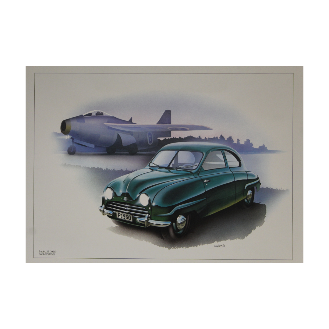 Saab Historical Print Set – Near Mint Condition – SKU: 92900