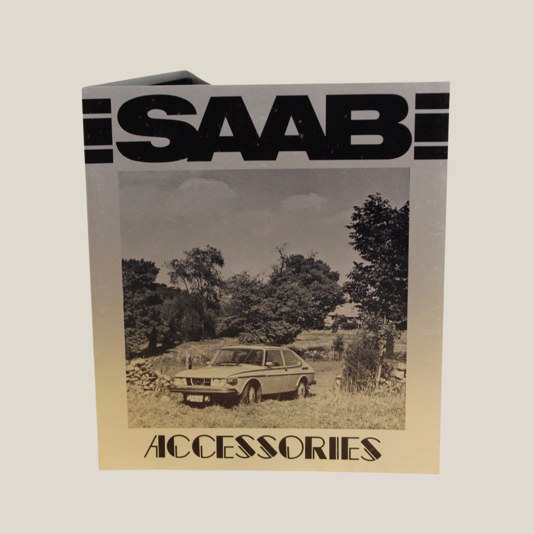 Vintage Saab Accessories Brochure – Factory Customization & Upgrade Guide