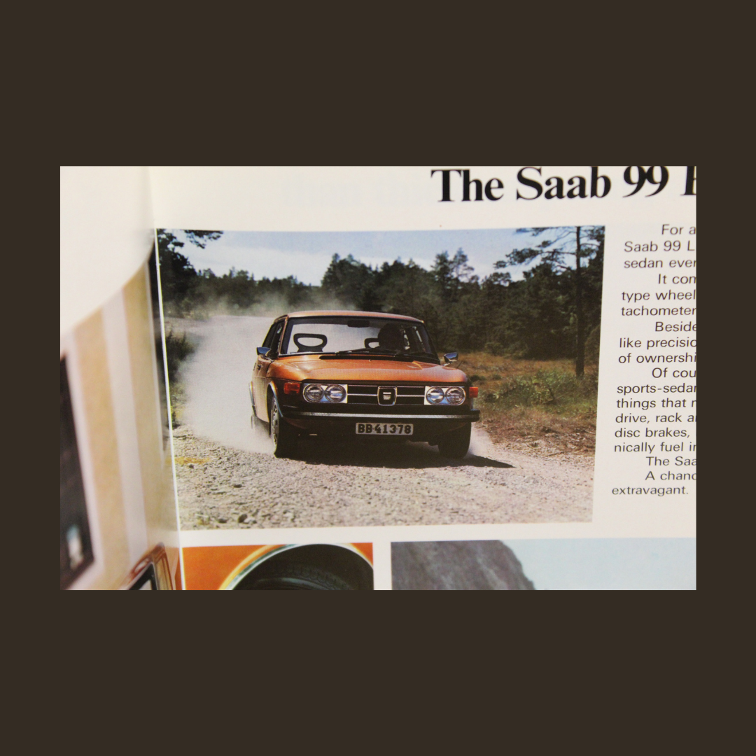 Vintage Saab 99 L | 99 LE | 99 EMS 1973 Brochure – Classic Dealer Catalog
