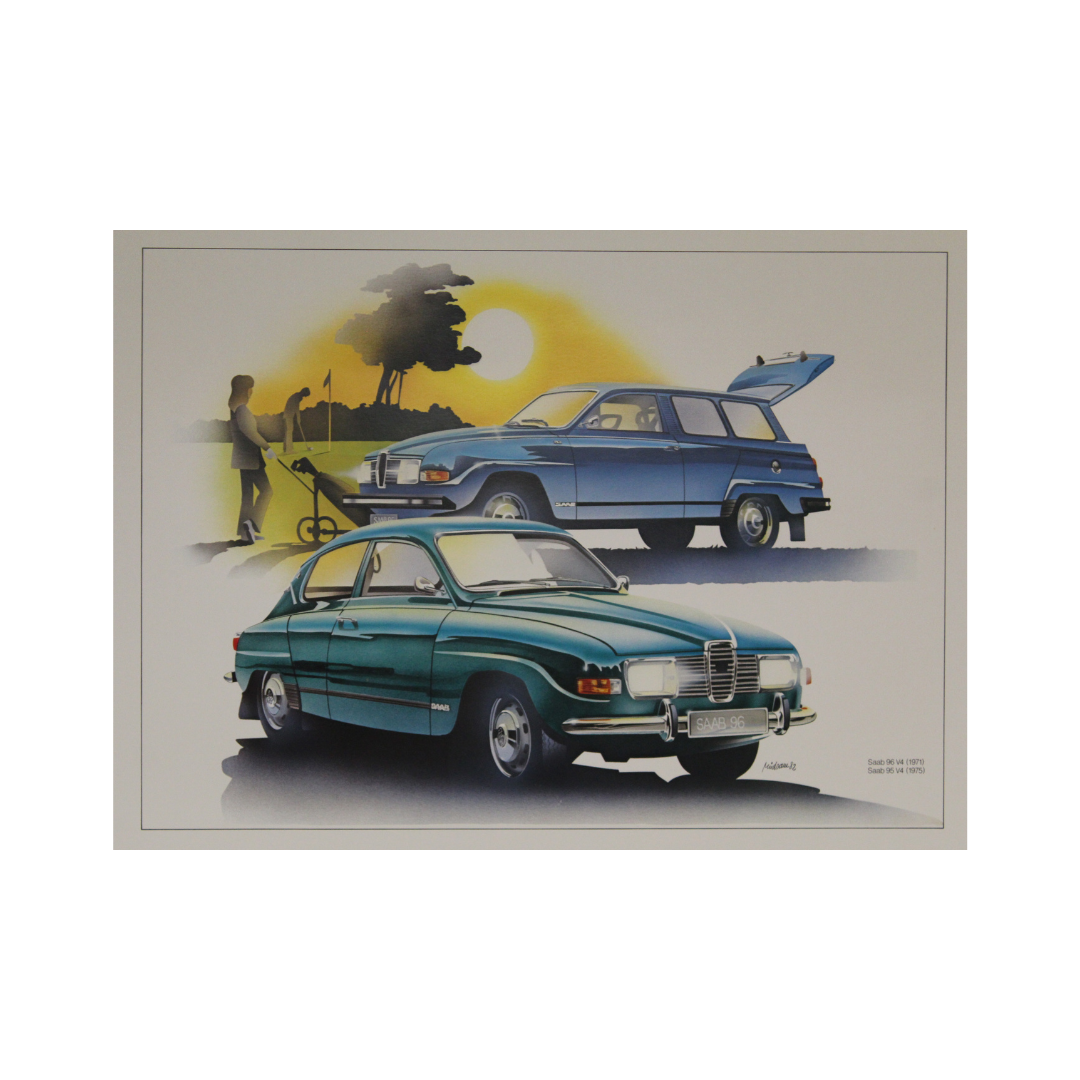 Saab Historical Print Set – Near Mint Condition – SKU: 92900