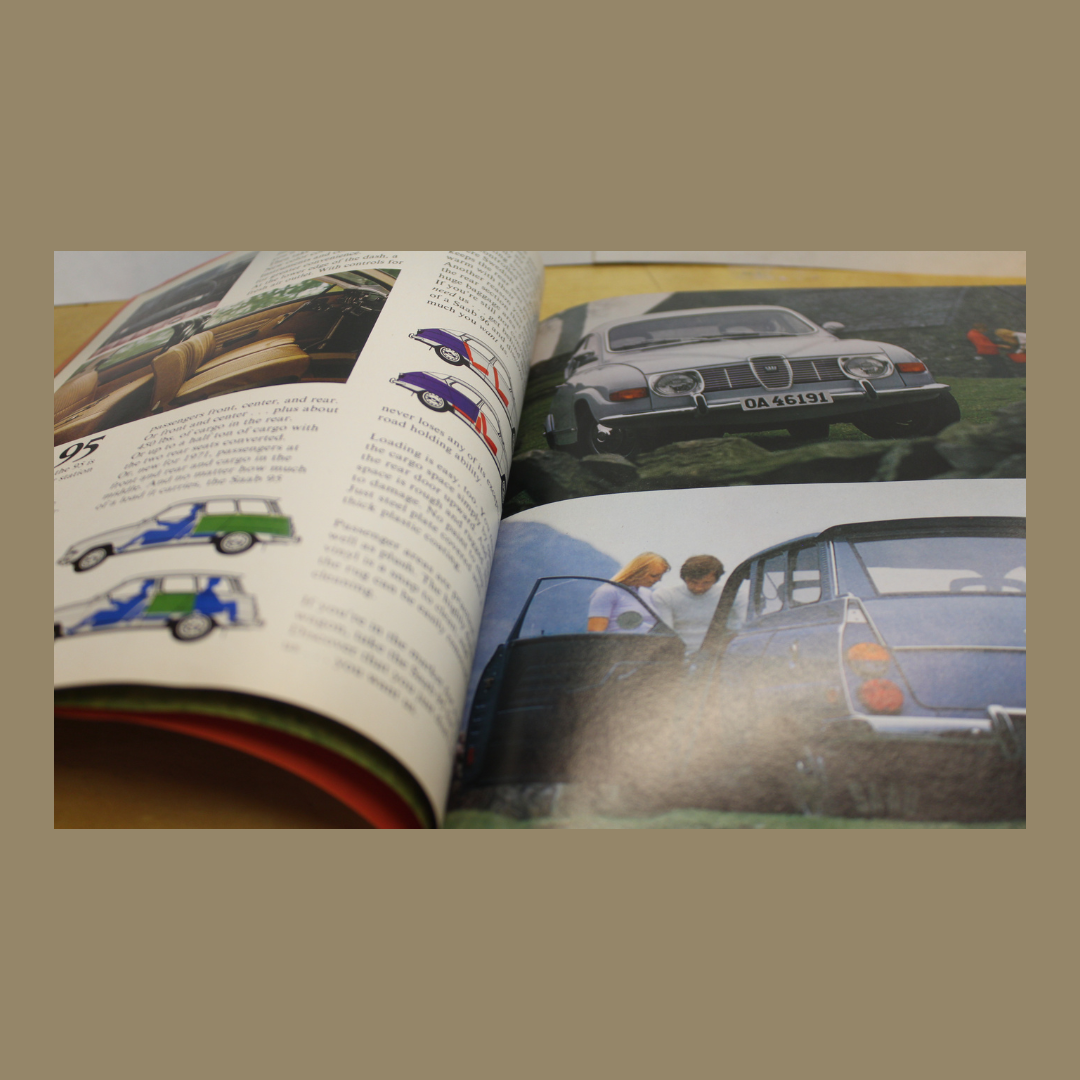 Vintage Saab 1971 Brochure – Original Dealer Marketing Material