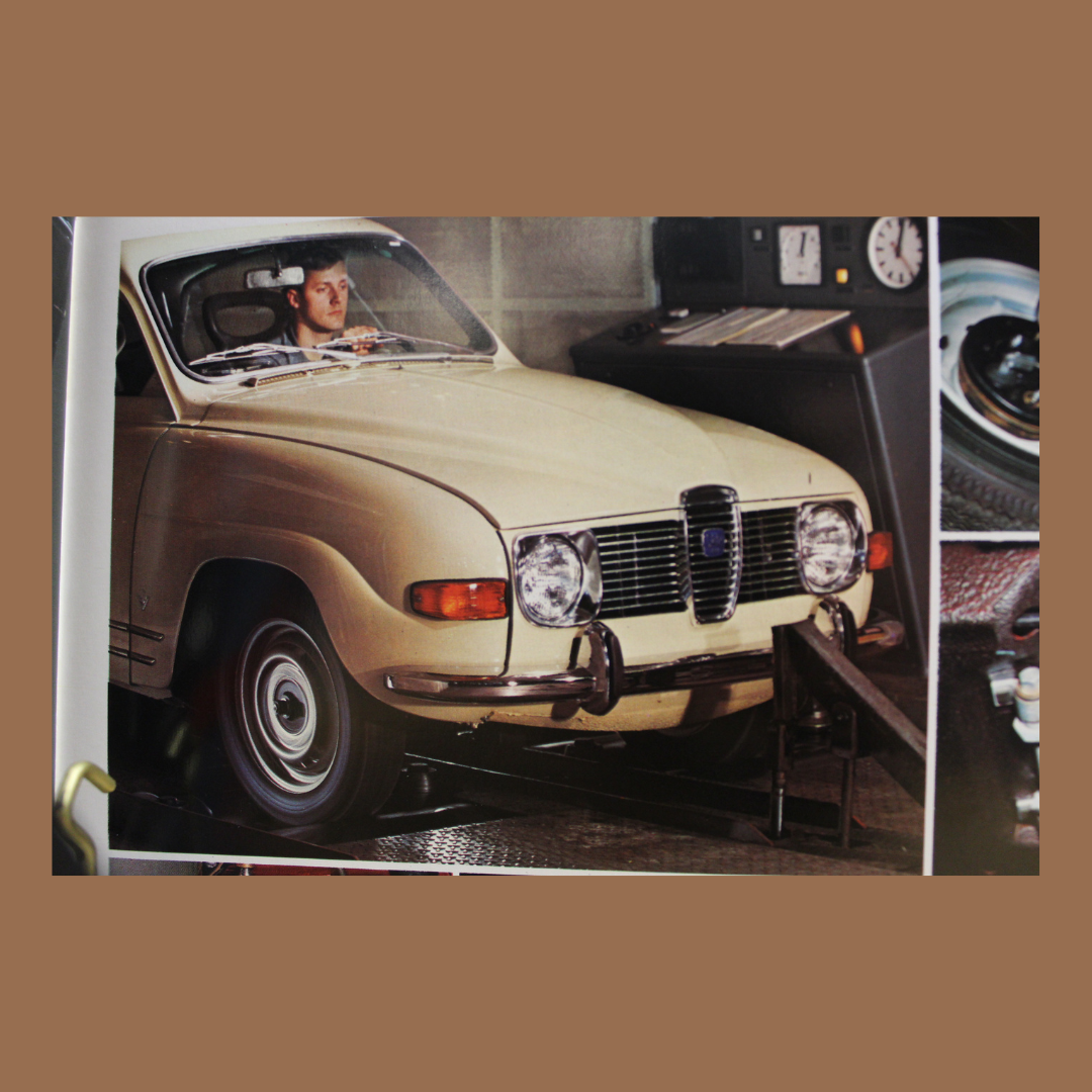Vintage 1970 Saab V4 Brochure – 96 Sedan & 95 Station Wagon